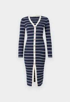Guess STRIPED ANDREA MIDI DRESS - Jumper Dress - Blackened Blue/multi Coloured 10 Guess STRIPED ANDREA MIDI DRESS - Jumper Dress - Blackened Blue/multi Coloured -Guess Clothing Sale fc210d2665984fcb81f639d17defab15
