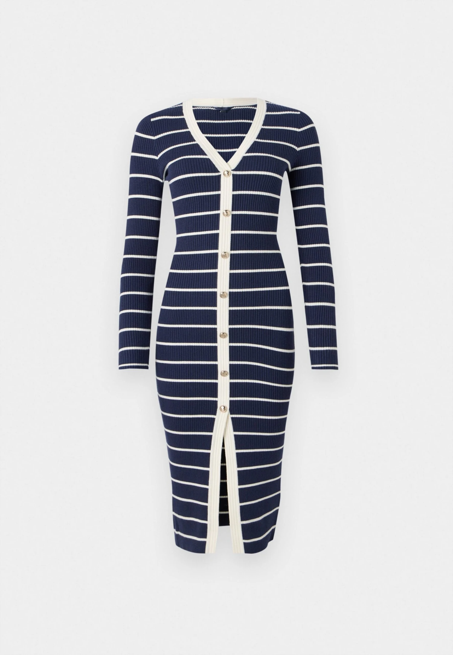 Guess STRIPED ANDREA MIDI DRESS - Jumper Dress - Blackened Blue/multi Coloured 5 Guess STRIPED ANDREA MIDI DRESS - Jumper Dress - Blackened Blue/multi Coloured - Image 5