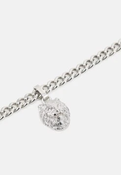 Guess CHAIN LION UNISEX - Necklace - Silver-coloured -Guess Clothing Sale fce5fad93ec6425db809699a10f31dec