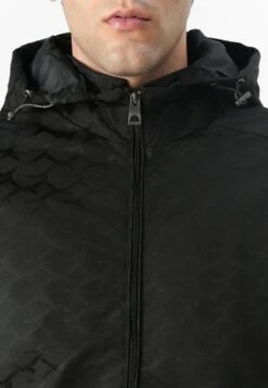 Guess MONOGRAM HOODED JACKET - Light Jacket - Black 11 Guess MONOGRAM HOODED JACKET - Light Jacket - Black -Guess Clothing Sale fe03ae6820ba44d1a5b3568e10763c2d