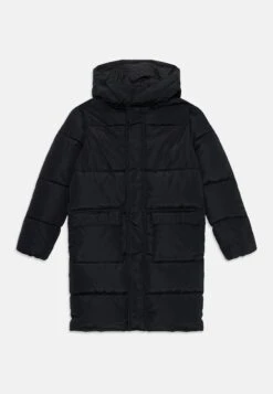 Guess JUNIOR HOODED PADDED PUFFER - Winter Coat - Jet Black