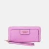 Guess Eco Angy Large Zip Around - Wallet - Pink
