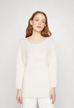 Guess Marion Batsleeve Logo - Jumper - Cream White