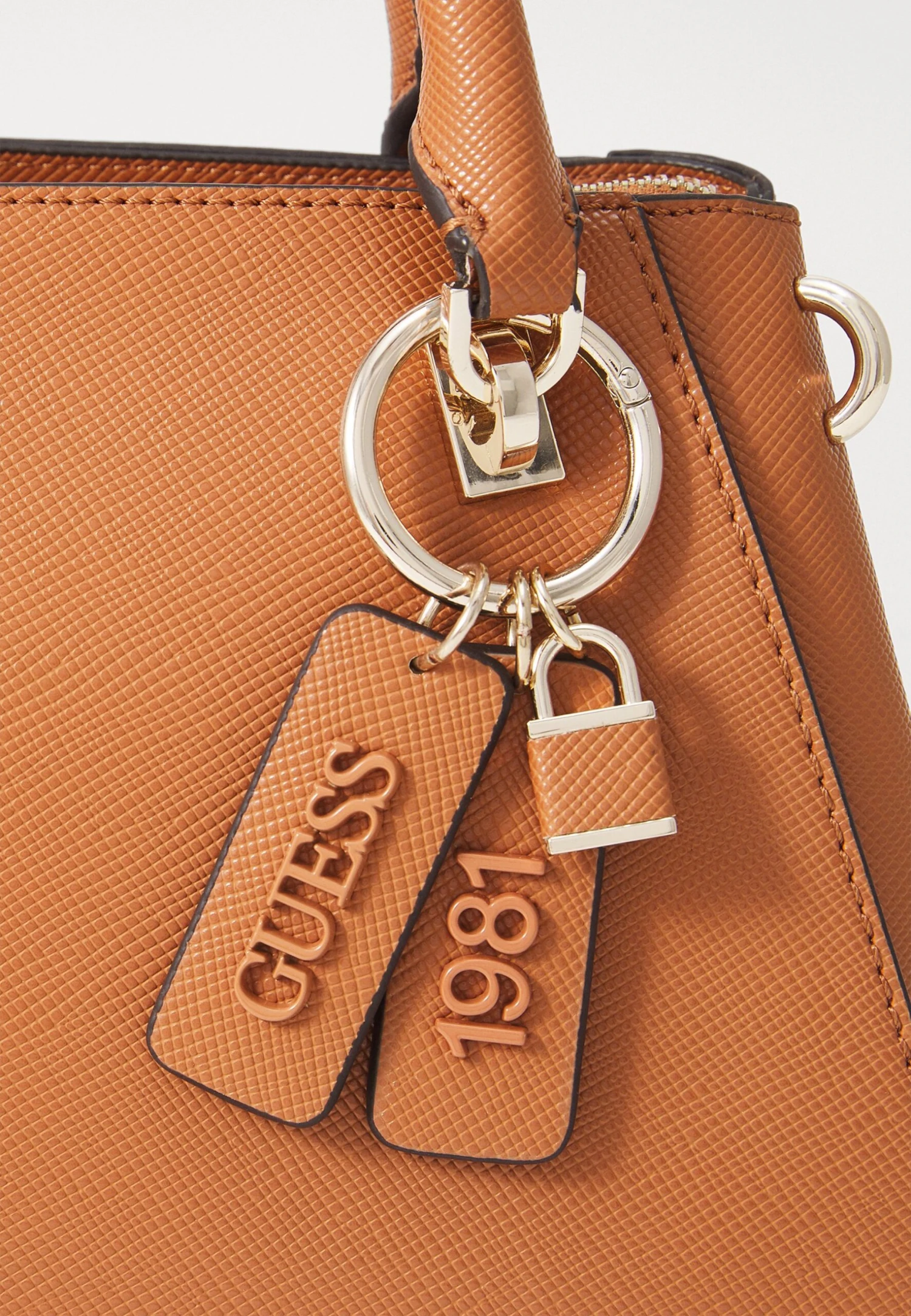 Guess NOELLE II LUXURY SATCHEL - Handbag - Light Cognac 5 Guess NOELLE II LUXURY SATCHEL - Handbag - Light Cognac - Image 5