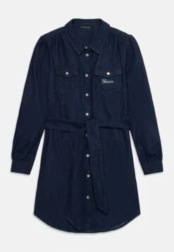 Guess JUNIOR DRESS STONES - Denim Dress - Dark-blue Denim