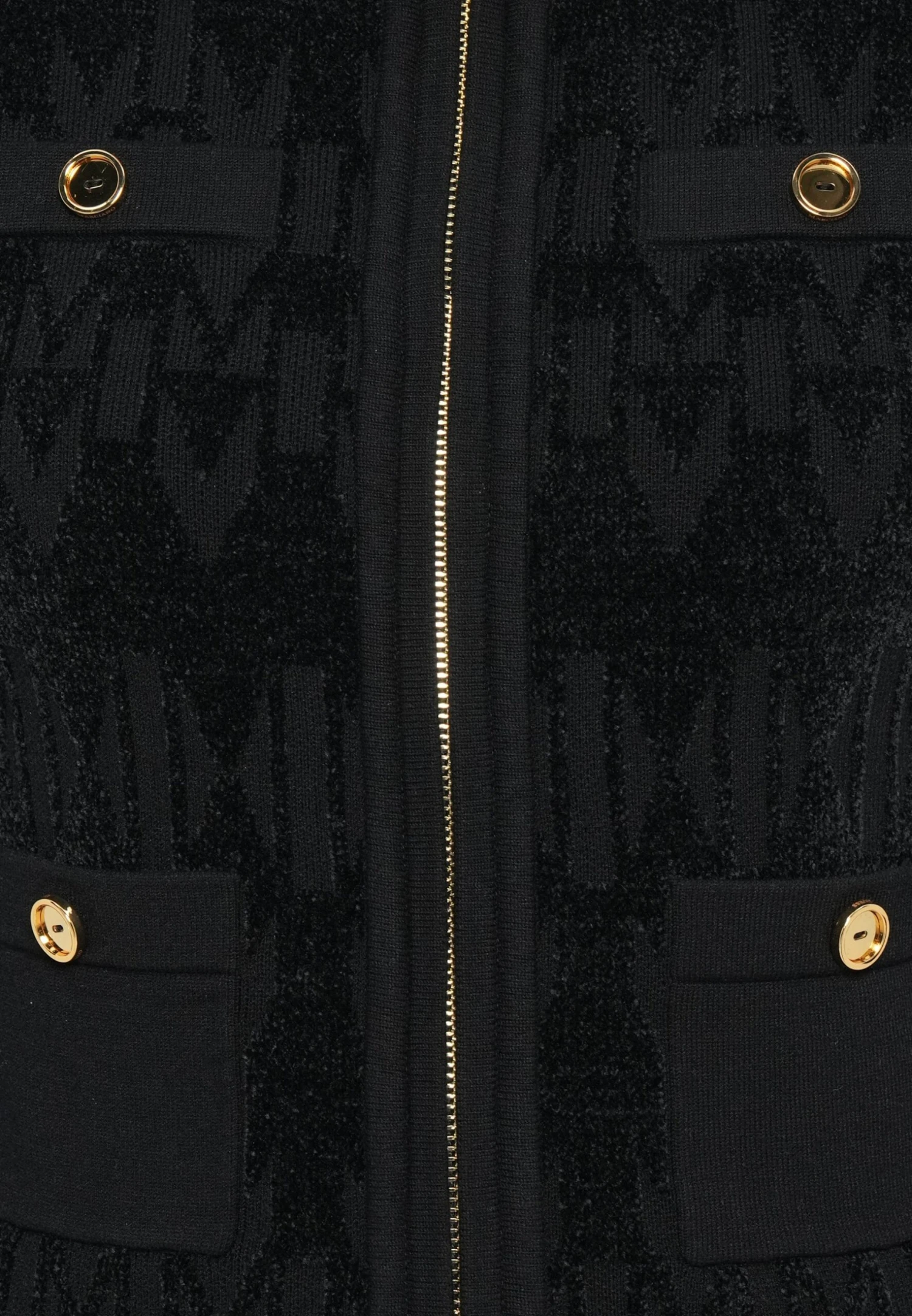 ADELE LOGO CHENILLE JACKET - Summer Jacket - Jet Black 6 ADELE LOGO CHENILLE JACKET - Summer Jacket - Jet Black - Image 6