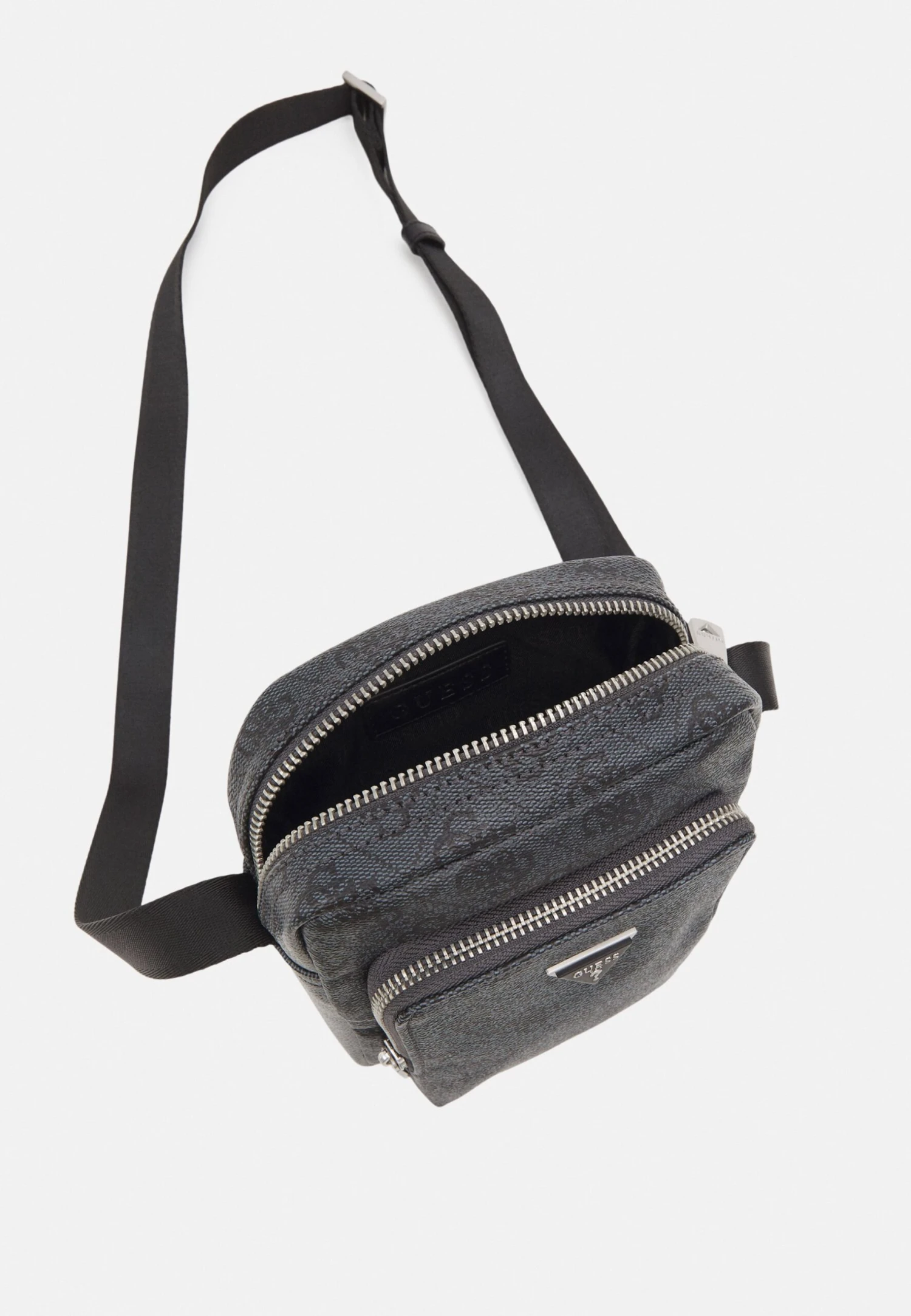 Guess VEZZOLA XBODY DOUBLE UNISEX - Cross Body Bag - Black 3 Guess VEZZOLA XBODY DOUBLE UNISEX - Cross Body Bag - Black - Image 3